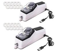 Surudoisharp Pro Knife Sharpener,Surudoisharp Pro Electric Knifes Sharpener with 10 Sharpening Discs & Protective Cover,Quick Sharpening,for All Knives (2pcs)