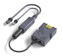 SURVADV Starlink Mini PoE Injector & Splitter - Starlink Mini 12V Power Supply, 150W GigE Passive & ESD Protection with 12v Starlink RJ45 & DC Adapter Splitter for Mini Starlink Dishy