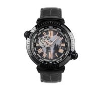 SURVAN WatchDesigner Men's Automatic Mechanical Watches for Men, Black