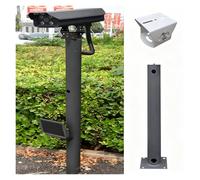 Surveillance Camera Holder Column with Universal Joint, Adjustable 180°-360°, Extra-Long CCTV Pole for Enhanced Stability