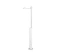 Surveillance Security Camera Mount Bracket, L-Type Universal Adjustable Pole for Outdoor Use, Galvanized Steel, Suitable for School, Parking Lot, Shopping Mall