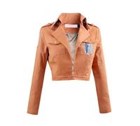 Survey Corps Uniform Jacket Levi/Eren Jaeger/Zeke Jaeger/Armin Arlelt Cosplay Costume Halloween Outfit (Survey Corpstype 2, L)