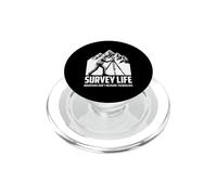 Survey Life Mountains Don’t Measure Themselves Surveyor PopSockets PopGrip for MagSafe