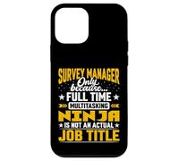 Survey Manager Job Title - Funny Survey Director Case for iPhone 12 mini