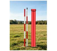 Survey Pole, Aluminium Measuring Rod, Detachable Centering Rod for Engineering Surveying and Construction, Union-Type, 5.0m/16.4ft Length