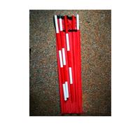 Survey Pole, Detachable Aluminum Prism Rod for Construction Layout, Road Staking, Engineering Surveying - Essential Tool for Professionals