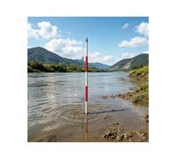 Survey Pole, Detachable Centering Rod for Site Survey, Construction Marking, Engineering Measuring Work, Aluminium Design, 5m Length
