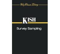 Survey Sampling (Wiley Classics Library)