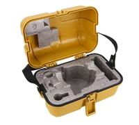 Surveying Instrument Case,Total Station Level Case,Leveling Instrument Case, Single Lock,Plastic Total Station Level Storage Box for Surveying Equipment Yellow