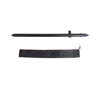 Surveying Prism Pole 1.8m Telescopic Thickened Aluminum Alloy Prism Rod, High Accuracy Rotary Locking Stakeout Prism Pole with Bubble Level for Land Surveying and