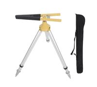 Surveying Tripod Prism Pole Tripod Total Station Tripod Stand Aluminum Alloy 46 to 60cm Adjustable Survey Equipment for Total Station with Storage Bag