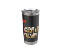 Surveying Wizard Land Surveyor Apparel Stainless Steel Insulated Tumbler