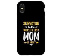 Surveyor by day worldÂs best mom by night Case for iPhone X/XS