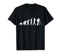 Surveyor Evolution Funny Land Surveyor Examiner Engineering T-Shirt