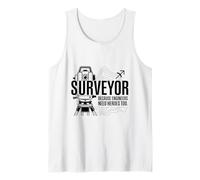 Surveyors Because Engineers Need Heroes Too, Land Examiner Tank Top