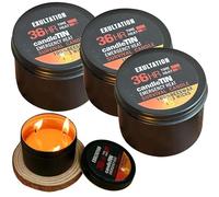 Survival Candles Long Burning Emergency Blackout,3 Wicks 36 Hours Emergency Candle,Emergency Survival Kit in Tin Box,Candle Lights for Emergency Winter Storm Hunting Camp Essentials (3pcs)