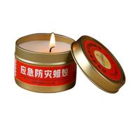 Survival Candles - Soybean Wax, Emery Candle Long Burning | Wind-Resistant Unscented Light Source, Emery Candles For Camping, Fishing Trips, Picnics, Barbecues, Power Outages, Outdoor Survival