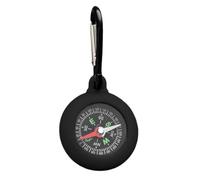 Survival Compass - Silicone Zinc Alloy ABS Acrylic Compact Waterproof | Portable Camping & Hiking Compass | Outdoor Orientation Tool | For Nautical Trekking Trip