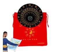 Survival Compass, Survival Compass for Hikes | Guidance Tool for Men Compass Hiking Gear - Heavy Duty Feng Shui Compass for Accurate Navigation for