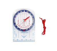 Survival Compasses With Ruler Scale Hiking Boatings Orienteering Camping Compasses Map Ruler Magnifier For Map Reading Orientation Compasses Navigation Tool