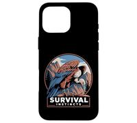 Survival Instincts Vulture Symbol Power Case for iPhone 16 Pro Max