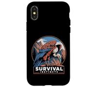 Survival Instincts Vulture Symbol Power Case for iPhone X/XS