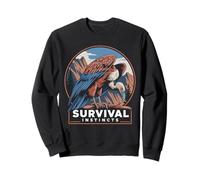 Survival Instincts Vulture Symbol Power Sweatshirt