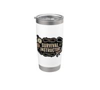 Survival Instructor Bushcraft Camping Gear Tools Stainless Steel Insulated Tumbler