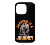 Survival Is A Journey s Grizzly Bear Motivational Case for iPhone 13 Pro