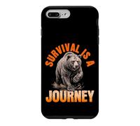 Survival Is A Journey s Grizzly Bear Motivational Case for iPhone 7 Plus/8 Plus