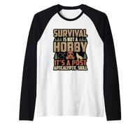 Survival is Not A Hobby Post Apocalyptic Skill Raglan Baseball Tee