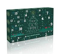 Survival Kit Advent Calendar for Men, 2025-24 Days Christmas Countdown Gifts with Outdoor Tools, Survival Tools for Adult Teen Camping, Fishing, Hunting, Hiking (Green)