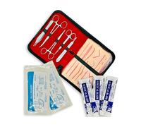 Survival Medical Suture Practice Kit for Students | Suture Training kit Tailored for Practicing suturing Techniques | Stainless Suturing Tools, Suture Pad | Gifts for Medical Students