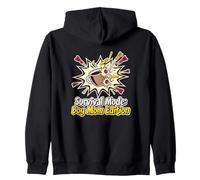 Survival Mode Mom Edition Parenting Household Zip Hoodie