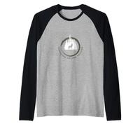 Survival of the Fittest - Wolf in the Mountains Raglan Baseball Tee