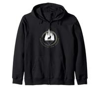 Survival of the fittest - Wolf in the Mountains Zip Hoodie