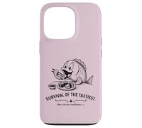Survival of the Tastiest Sushi Lover Funny Case for iPhone 13 Pro