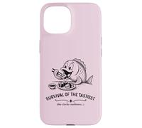 Survival of the Tastiest Sushi Lover Funny Case for iPhone 15