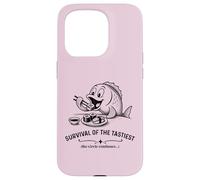 Survival of the Tastiest Sushi Lover Funny Case for iPhone 15 Pro
