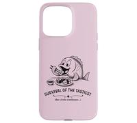 Survival of the Tastiest Sushi Lover Funny Case for iPhone 15 Pro Max