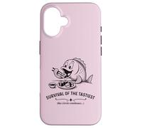 Survival of the Tastiest Sushi Lover Funny Case for iPhone 16