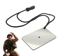 Survival Reflective Mirrors - Mirrors, Multifunctional Survival Mirrors | Long Lasting Multipurpose Signal Mirrors, Portable Signaling Mirrors with Whistle & Lanyard for Hiking Camping Marine