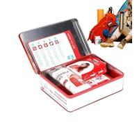 Survival Set - Novelty Joke Disaster Bundle, Hilarious Parody Gear with Whimsical Warning Labels, Sturdy Compact Tin Box, Ideal for Men Husband Friends April Fools Day Party Gift