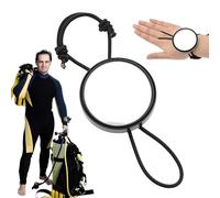 Survival Signal Mirror | Compact Mirror Underwater Observation | Adjustable Round Portable Underwater Equipment for Safety in Drift Diving and Caves for Women Men Sea Sport A