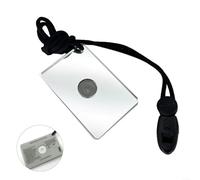 Survival Signal Mirror with Storage Case Essential Tool for Situations in the Outdoors (1pc)