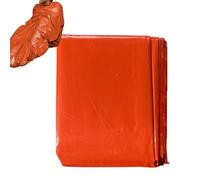 Survival Sleeping Bag for Adults - Lightweight Thermal Insulated Sack, Waterproof | Polyethylene Material Portable Rescue Gear Bright Orange Design, Hiking Camping Travel Backpack Car Outdoor Safety E