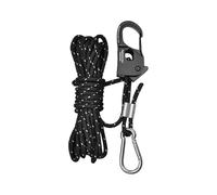 Survival Sling: Reflective Nylon Camping Rope, Outdoor Adjustable Cord Buckle, Tie Down Ropes, Strong and Versatile for Shelter, Climbing, Backpacking, Garden