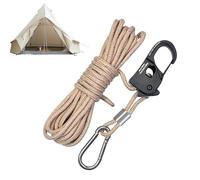 Survival Sling - Reflective Nylon Rope for Camping, Outdoor Adjustable Cord Buckle, Tie Down Ropes, Strong and Versatile for Shelter, Climbing, Backpacking, Garden
