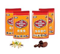 Survival Tabs 8-Day Emergency Food Supply - 96 Tabs for Tornado, Hurricane, Disaster Relief - Long Shelf Life, Lightweight, No Prep Emergency Food Ration Non-GMO Gluten-Free