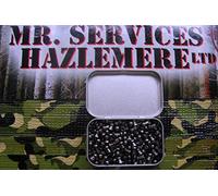 SURVIVAL TIN OF 250 x VICTORY SHOCK DOMED .22-5.5mm CALIBER AIR GUN PELLETS